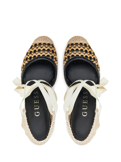 CYRENAM  Sandali Espadrillas alti NERO - Scarpe Donna