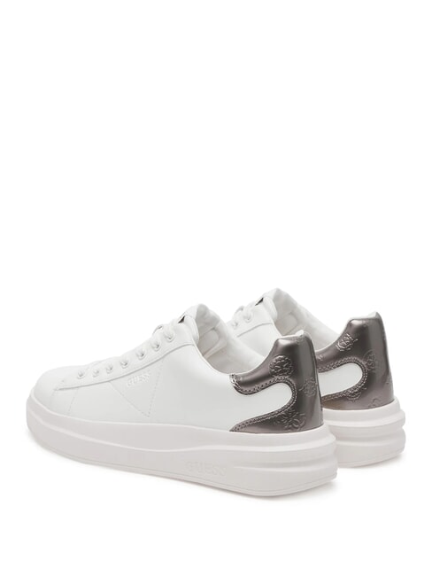 ELBINA Sneakers white wine gun metal - Scarpe Donna