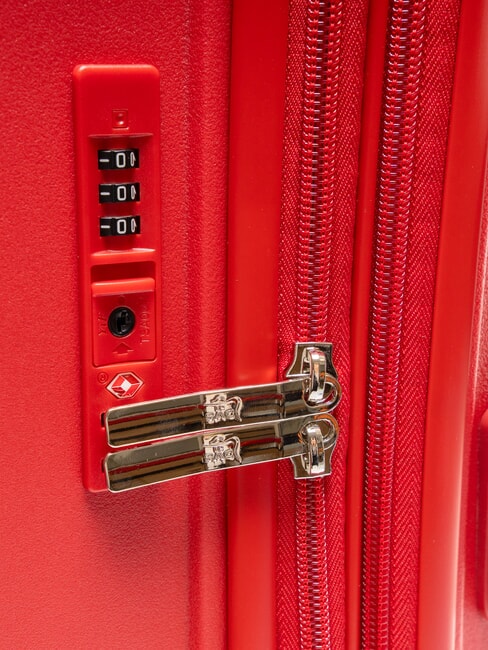 LIGHT POP 2 Set 3 trolley: cabin, medio e grande espandibili jujube red - Set Trolley