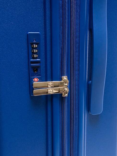 LIGHT POP 2 Trolley grande espandibile navy blue - Trolley Rigidi