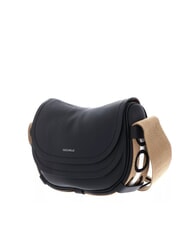 COCCINELLE RAQUEL S Borsa piccola in pelle martellata con tracolla logata - Borse Donna