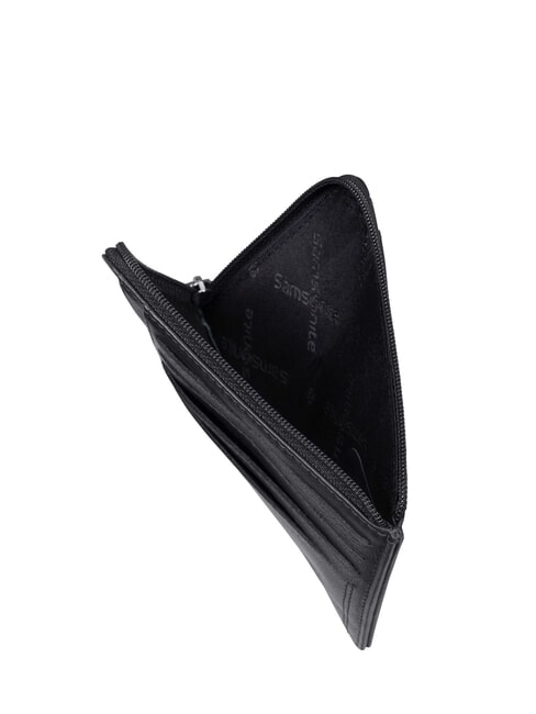 ATTACK 2 SLG Portafoglio piatto in pelle NERO - Portafogli Uomo