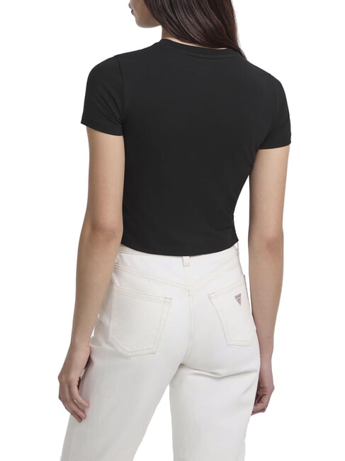 SS CN EMB STAR  T-shirt jetbla - T-shirt e Top Donna