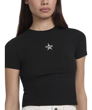 GUESS JEANS SS CN EMB STAR  T-shirt jetbla - T-shirt e Top Donna - 3