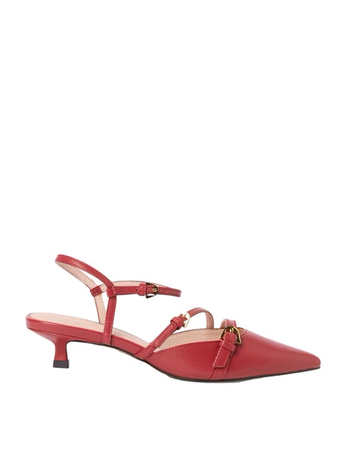 FERNANDA Scarpe sling back in pelle sangria - Scarpe Donna