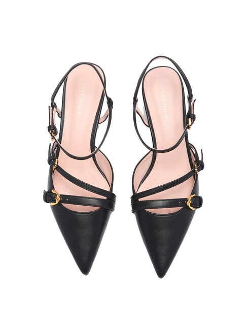 FERNANDA Scarpe sling back in pelle Nero - Scarpe Donna