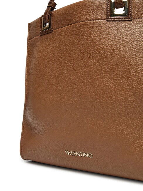 POST RE Borsa shopping con pochette camel/moro - Borse Donna