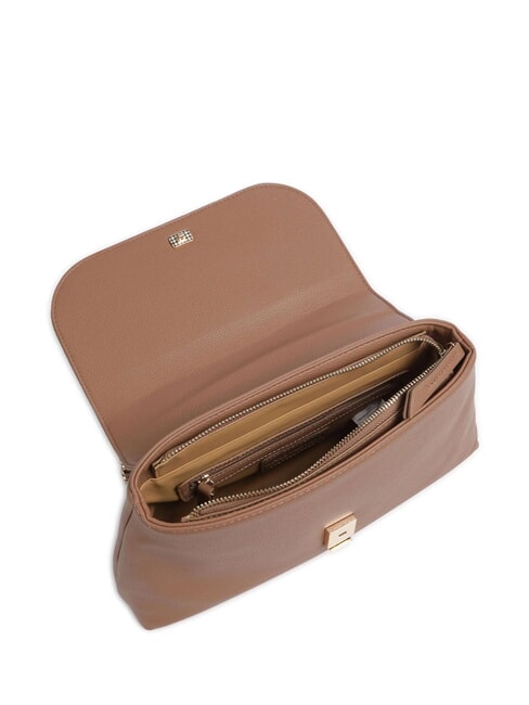 ARCADIA Borsa a tracolla con pattina beige - Borse Donna