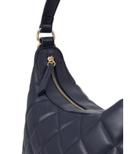 MARIO VALENTINO OCARINA Borsa hobo trapuntata con tracolla blu - Borse Donna - 5