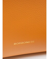 BORBONESE DEJEUNER Mini Bag a tracolla, in pelle tangerine - Borse Donna - 3