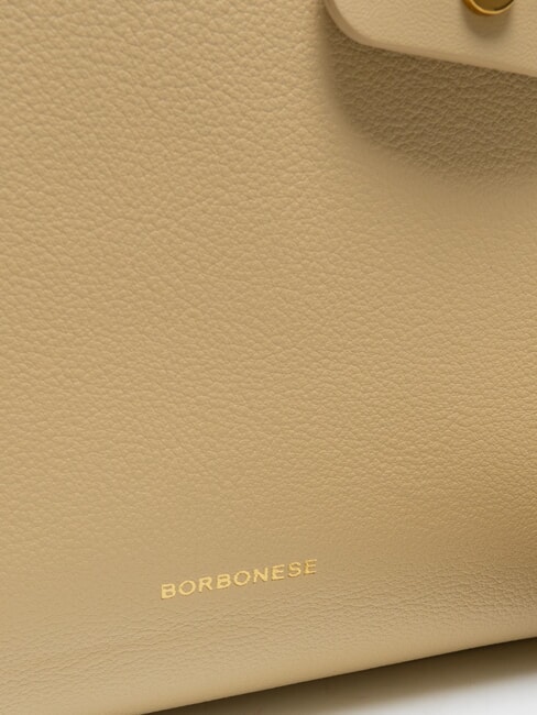 DEJEUNER  Borsa a mano, con tracolla, in pelle sabbia - Borse Donna