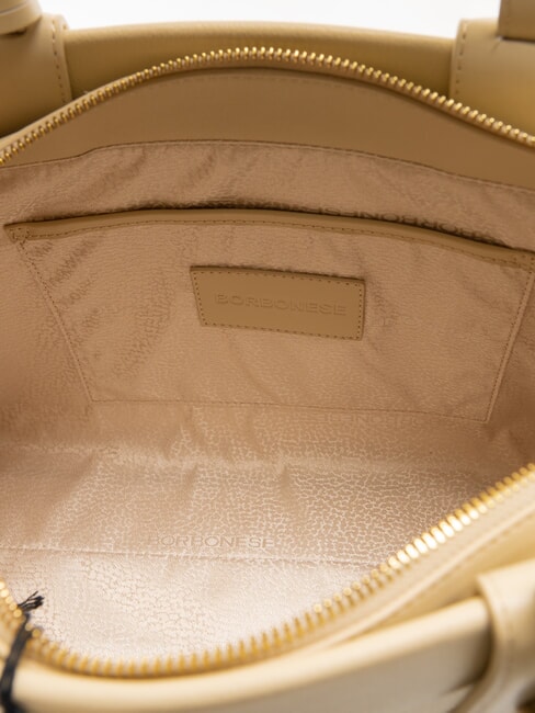 DEJEUNER  Borsa a mano, con tracolla, in pelle sabbia - Borse Donna