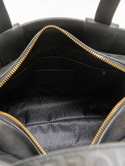 DEJEUNER Small Borsa a mano, con tracolla, in pelle Nero - Borse Donna
