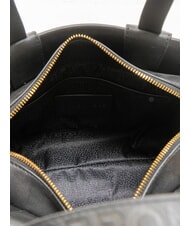 BORBONESE DEJEUNER Small Borsa a mano, con tracolla, in pelle Nero - Borse Donna - 5