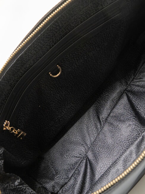 ECLIPSE Shopping Bag nero/op naturale - Borse Donna