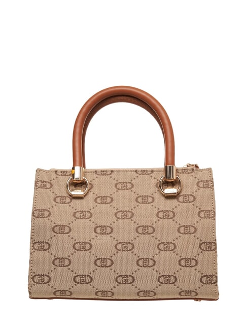 MANHATTAN Borsa a bauletto in tessuto jacquard natural - Borse Donna