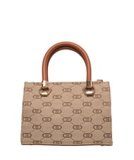 LIUJO MANHATTAN Borsa a bauletto in tessuto jacquard natural - Borse Donna - 3