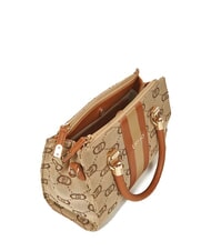 LIUJO MANHATTAN Borsa a bauletto in tessuto jacquard natural - Borse Donna - 5