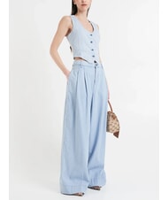 LIUJO MANHATTAN Borsa a bauletto in tessuto jacquard natural - Borse Donna - 6