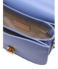 COCCINELLE DEW Borsa tracolla pelle martellata azul - Borse Donna - 5