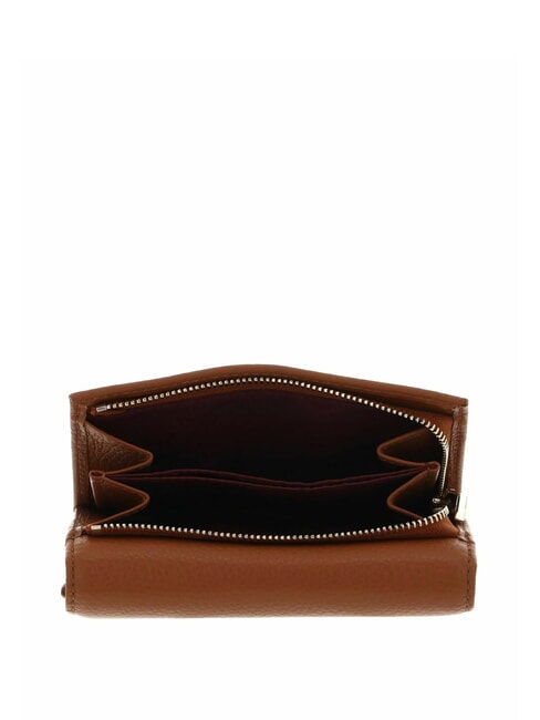 METALLIC SOFT Portafoglio bifold pelle martellata CUIR - Portafogli Donna