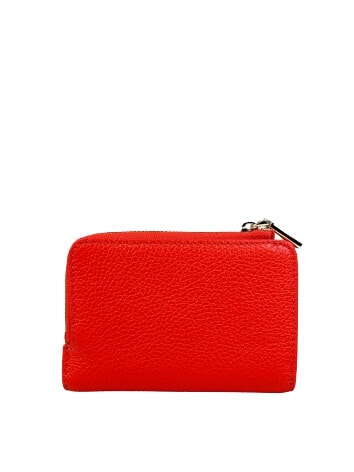 METALLIC SOFT Portafoglio piccolo in pelle gazpacho - Portafogli Donna