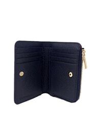 COCCINELLE METALLIC SOFT Portafoglio piccolo in pelle midnight blue - Portafogli Donna - 2