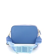 COCCINELLE TEBE Borsa a tracolla in pelle martellata azul - Borse Donna - 3