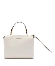 COCCINELLE ARLETTIS Hand bag in pelle martellata blanco - Borse Donna - 3