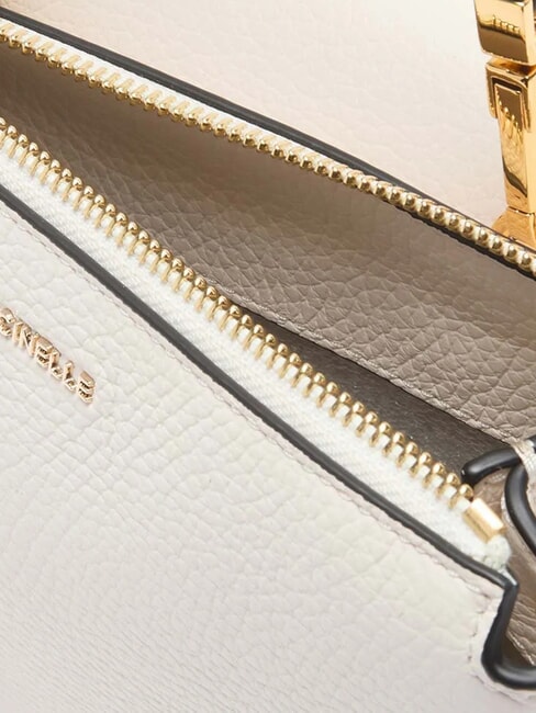 ARLETTIS Hand bag in pelle martellata blanco - Borse Donna