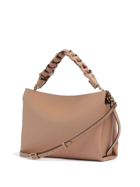 BOHEME GRANA DOUBLE Borsa in pelle martellata con tracolla skin/gazpacho - Borse Donna