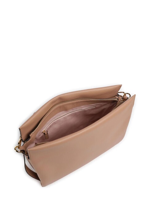BOHEME GRANA DOUBLE Borsa in pelle martellata con tracolla skin/gazpacho - Borse Donna