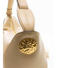BORBONESE MEDAILLE  Borsa a spalla, in pelle sabbia - Borse Donna - 5