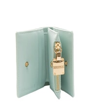 BORBONESE LETTERING Portafoglio compatto in pelle marine - Portafogli Donna - 2