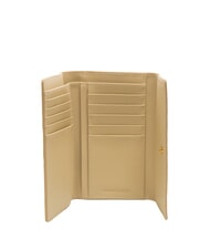 BORBONESE VITE  Portafoglio in pelle sabbia - Portafogli Donna - 2