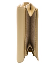 BORBONESE VITE  Portafoglio in pelle sabbia - Portafogli Donna - 4