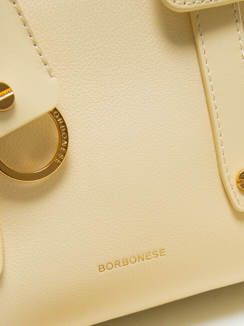 DEJEUNER Small Borsa a mano, con tracolla, in pelle zenzero - Borse Donna