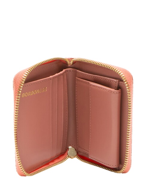 CLASSICA  Portafoglio medio zip around  lipstick - Borsoni