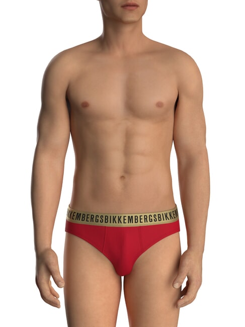 BRIEF 2 slip red/black - Slip Uomo
