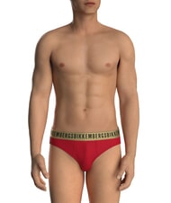 BIKKEMBERGS BRIEF 2 slip red/black - Slip Uomo - 2