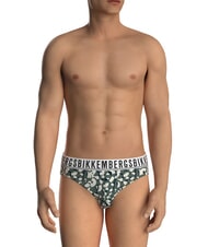 BIKKEMBERGS BRIEF MIX 3 slip forest - Slip Uomo - 4