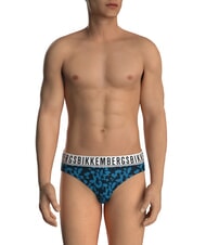 BIKKEMBERGS BRIEF MIX 3 slip ocean - Slip Uomo - 4