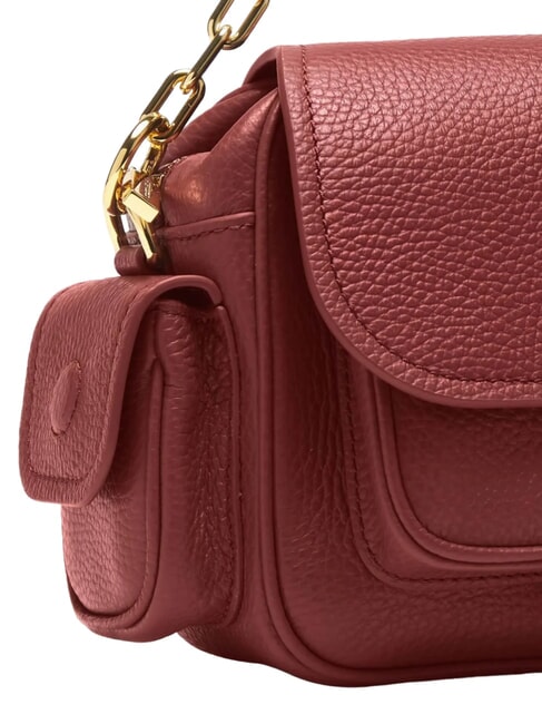CAMPUS  Mini Bag a tracolla, in pelle sangria - Borse Donna