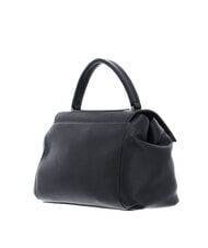 MANDARINA DUCK I-CON Borsa a cartelletta in pelle Nero - Borse Donna - 3