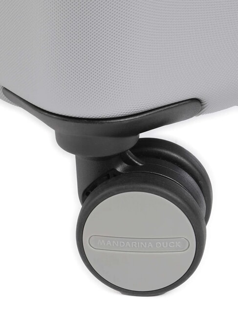 D-DROP 2.0 Trolley misura media SILVER - Trolley Rigidi