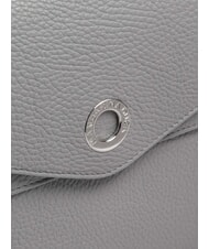 MANDARINA DUCK MELLOW LEATHER Borsa in pelle con flap december sky - Borse Donna - 3