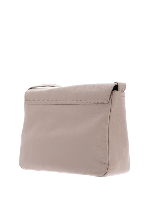 MELLOW LEATHER Borsa in pelle con flap warm taupe - Borse Donna
