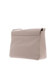 MANDARINA DUCK MELLOW LEATHER Borsa in pelle con flap warm taupe - Borse Donna - 3