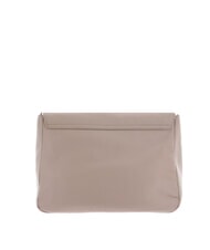 MANDARINA DUCK MELLOW LEATHER Borsa in pelle con flap warm taupe - Borse Donna - 4