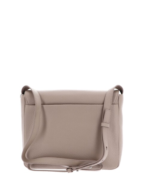 MELLOW LEATHER Borsa a tracolla in pelle con patta warm taupe - Borse Donna